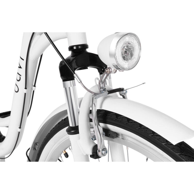 Dámské kolo Davi Melisa Aluminium 28", 7 rychlostí, 160-185 cm, Bílá