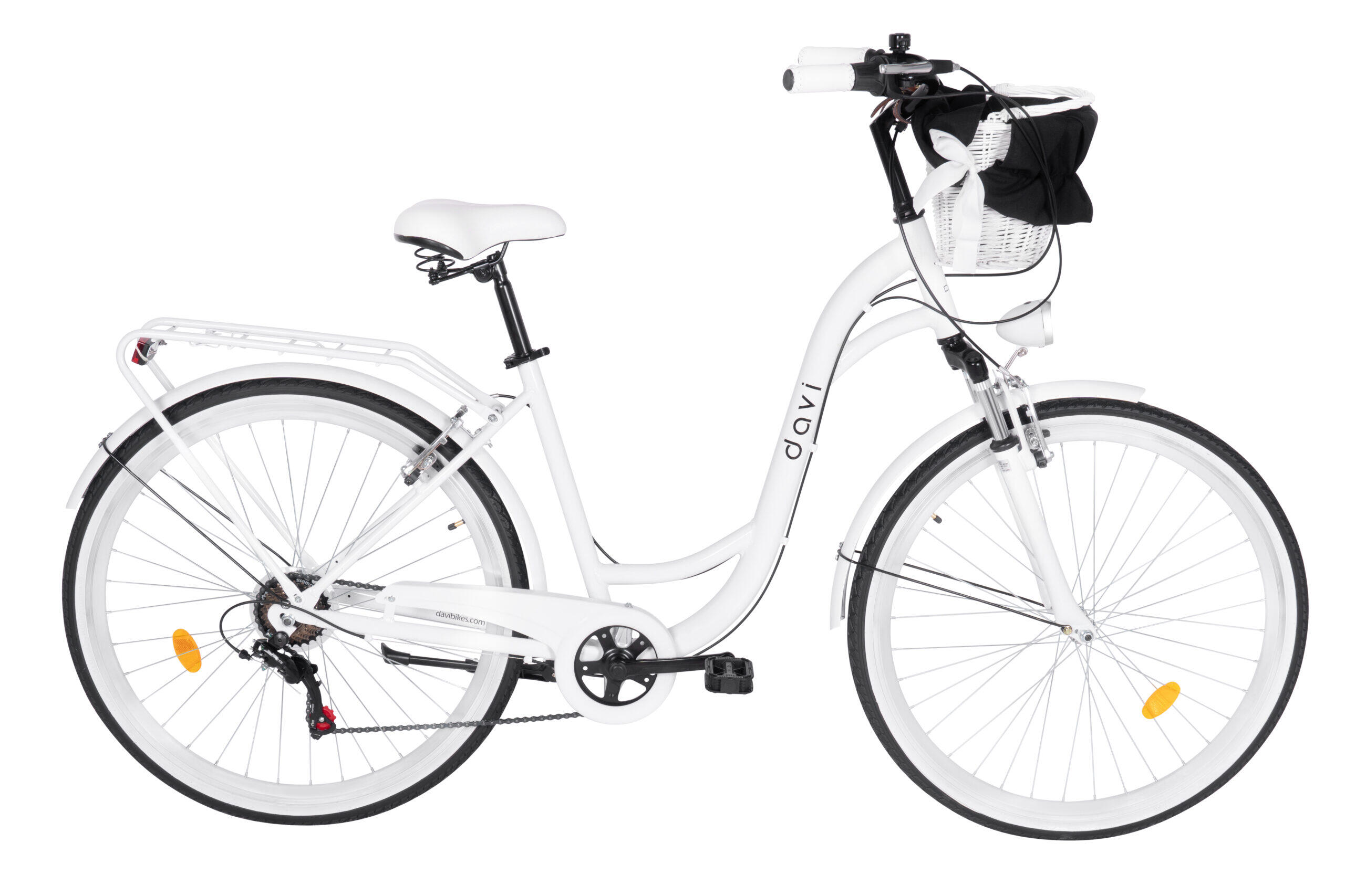 DAVI Bicicletta donna Davi Maria Aluminium 28", 7 velocità, 160-185 cm, Bianco