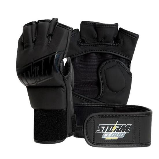 Rękawice MMA StormCloud Tempest Czarne/Czarne 4oz XXL
