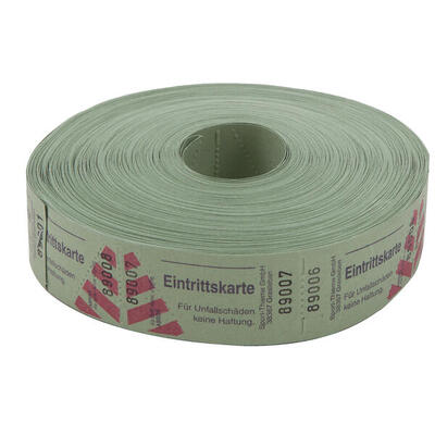 Eintrittskarten Rolle Grün Fußball Unisex Grün