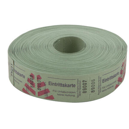 Eintrittskarten Rolle Grün Fußball Unisex Grün