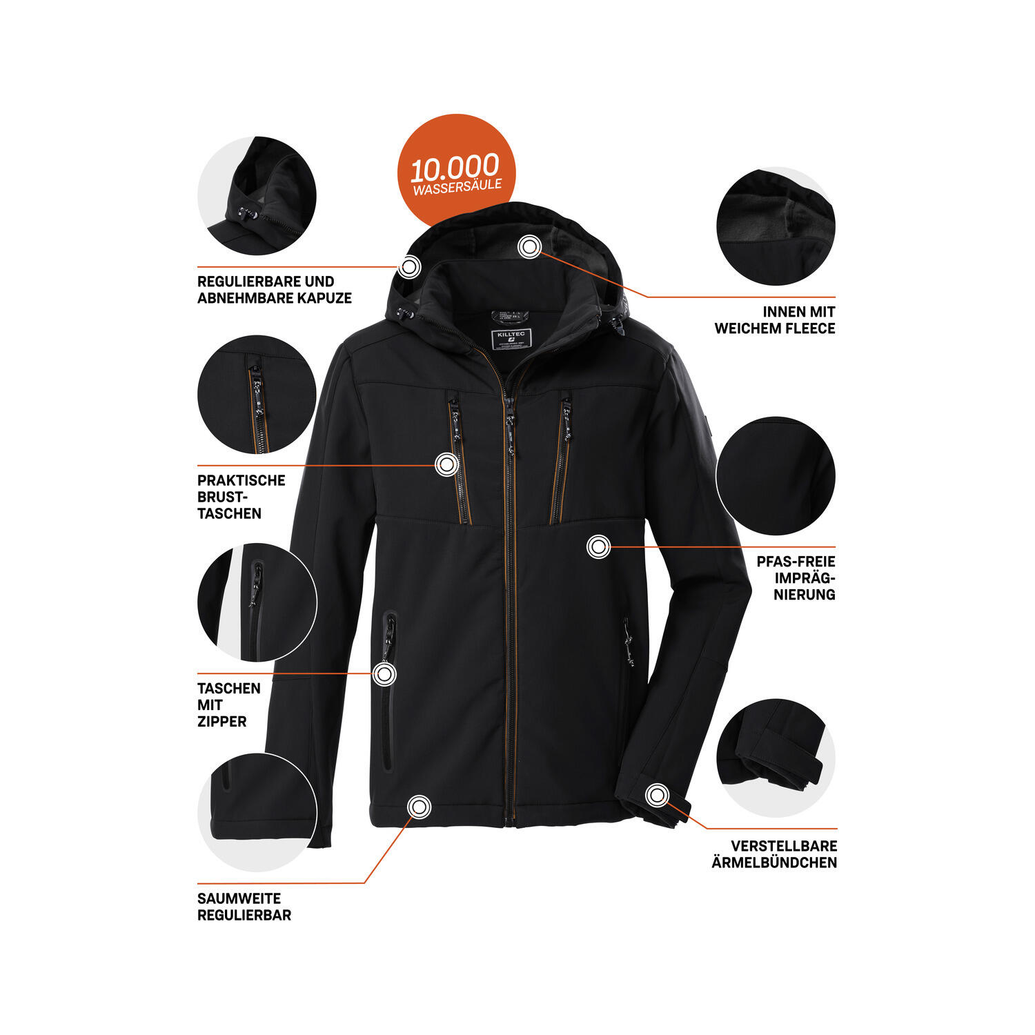 Herren Softshelljacke KOW 79 MN SFTSHLL JCKT 5/7