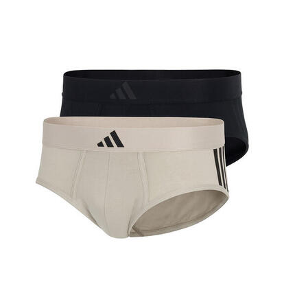 Lot de 2 slips homme Active Flex Cotton 3 stripes Sport