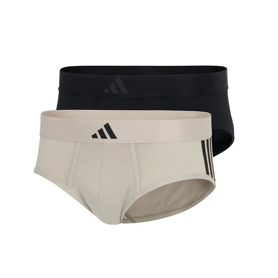 Lot de 2 slips homme Active Flex Cotton 3 Stripes Sport 7/7