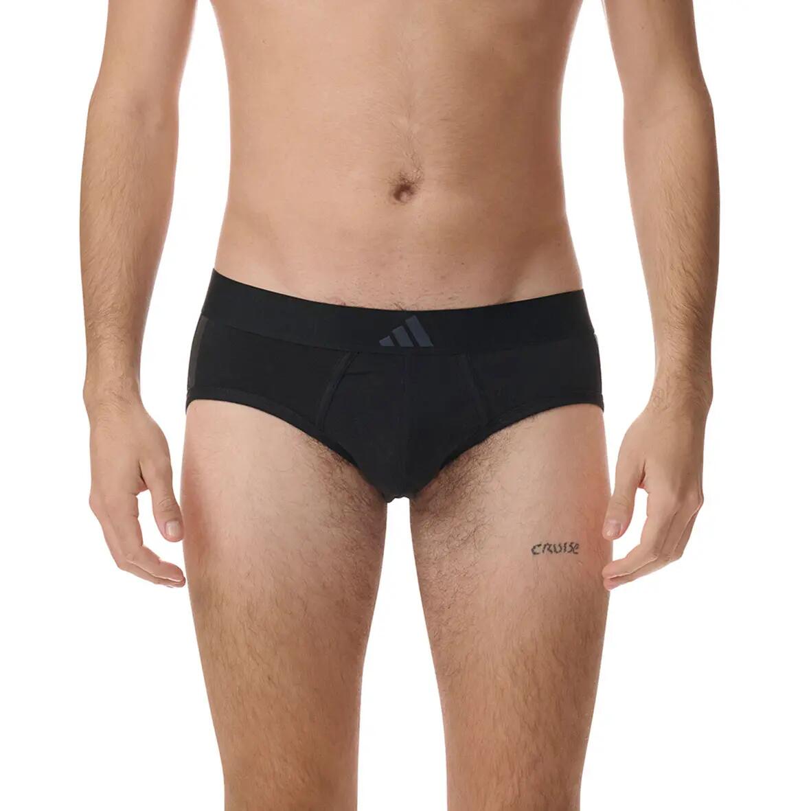 Lot de 2 slips homme Active Flex Cotton 3 Stripes Sport 4/7