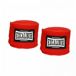 PAIRE DE BANDAGE DE BOXE | LONGUEUR 5M | SPORTS DE COMBAT | ROUGE