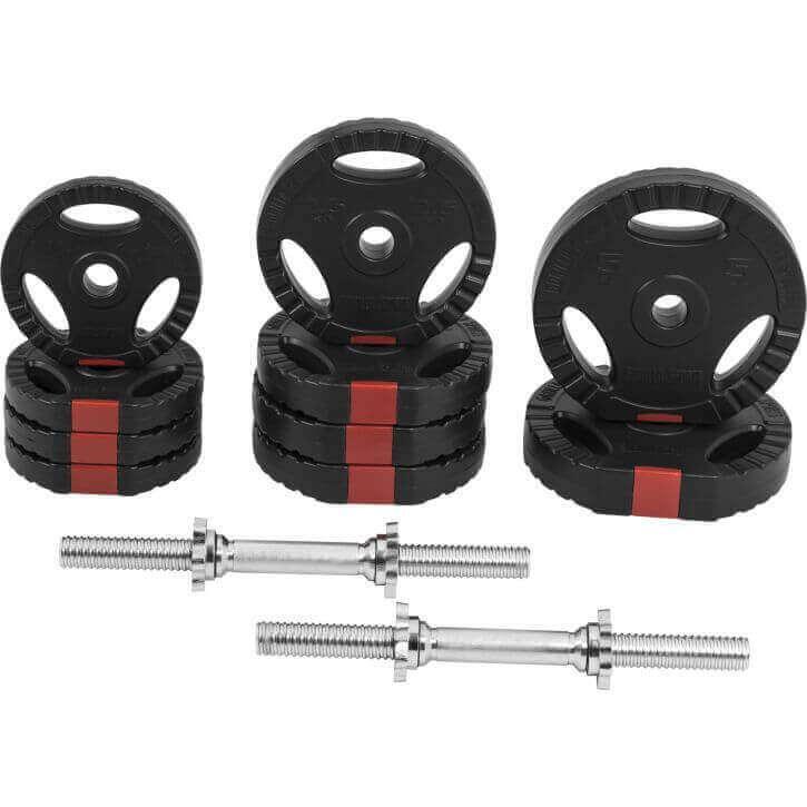 Set d’haltères en vinyle 30 kg 2/6