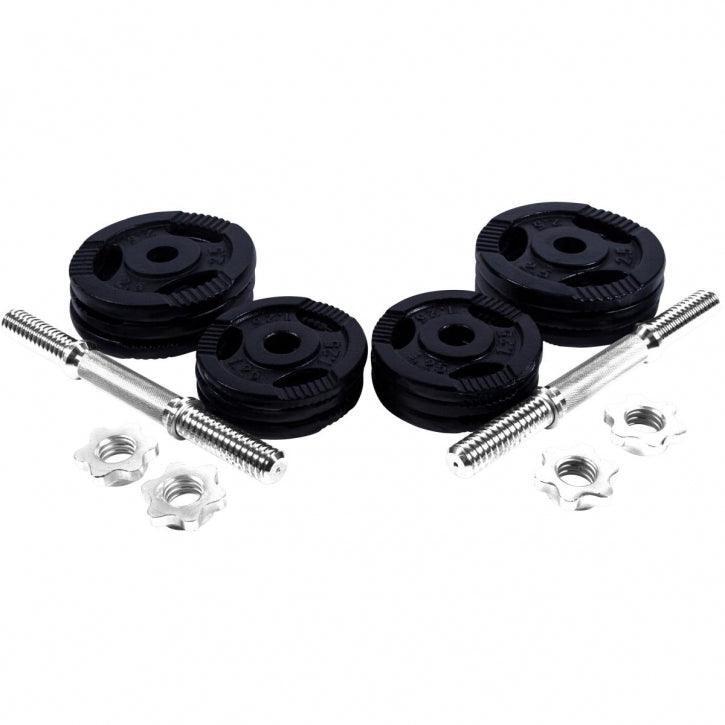 Set d'haltères courts grip 27,5 kg 2/6