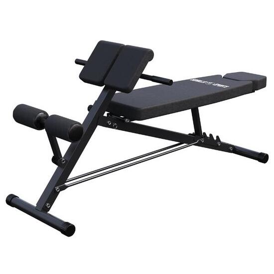 Verstellbare Hantelbank mit Hyperextension für effektives Training