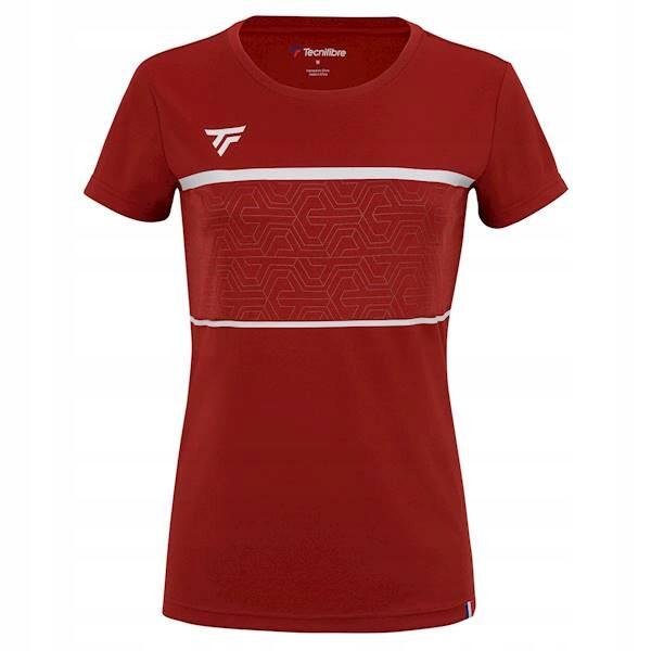 Tecnifibre - T-shirt Fille Tecnifibre Team Tech - Maillot Manches Courtes - Blanc|rouge - 5 À 6 Ans - Decathlon