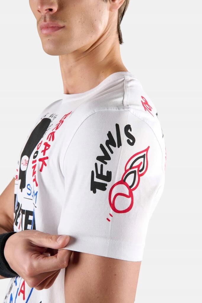Koszulka tenisowa męska Hydrogen Graffiti Tee 3/5