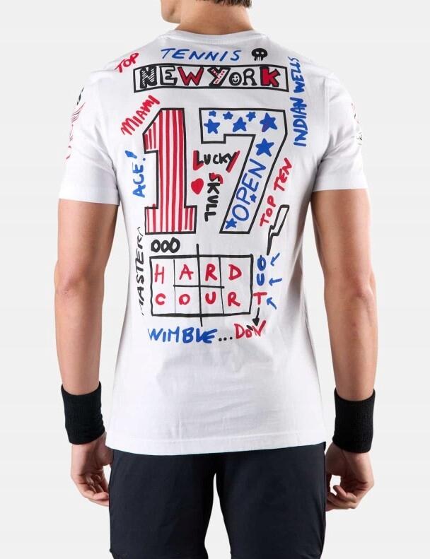 Koszulka tenisowa męska Hydrogen Graffiti Tee 2/5