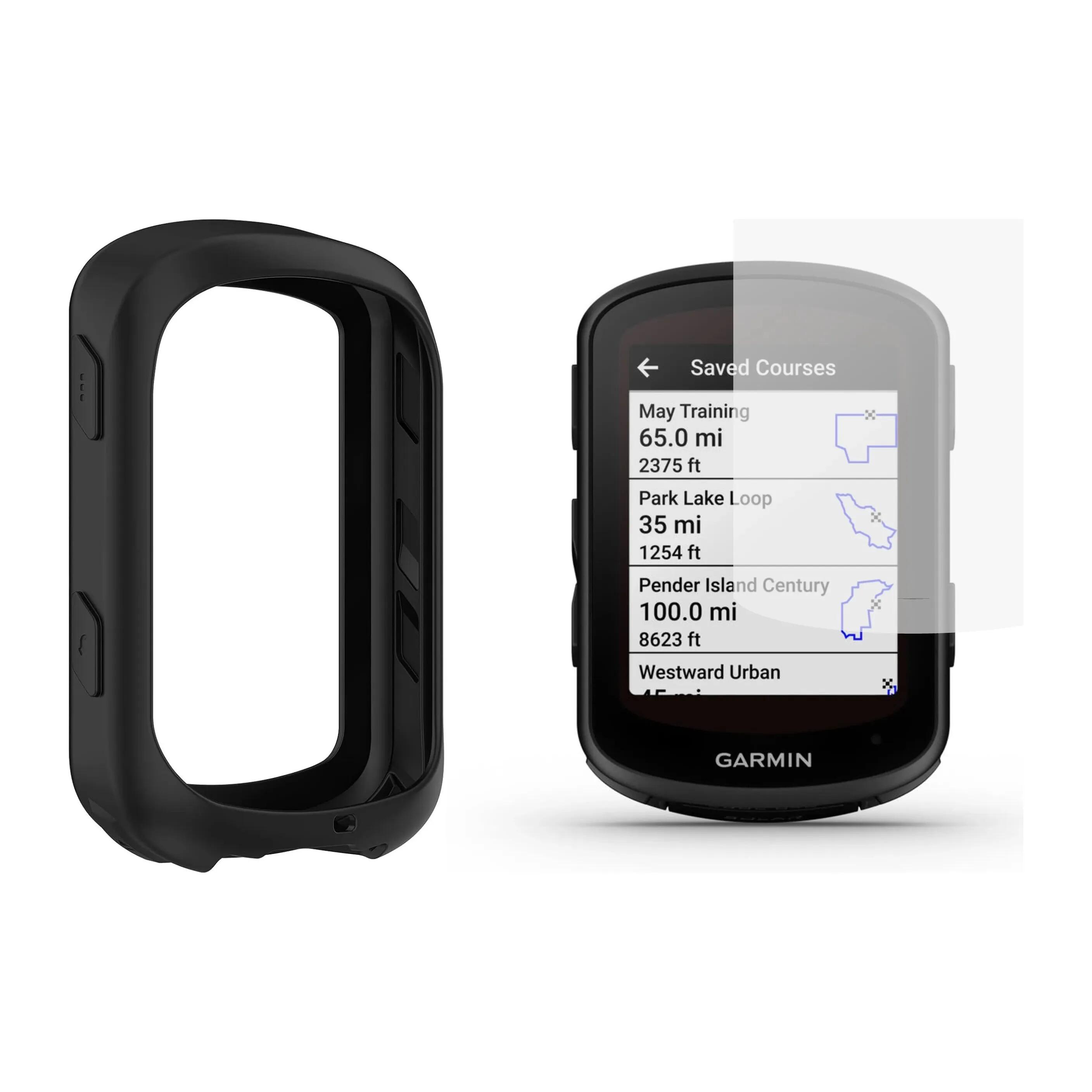 Bikeflow - Housse Silicone + Écran Verre Trempé Pour Garmin Edge 540 - Coque Compteur - Noir - No Size - Decathlon
