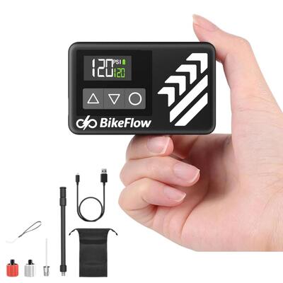 Elektrische minipomp fietskompressor 120 psi 108 g led usb-c