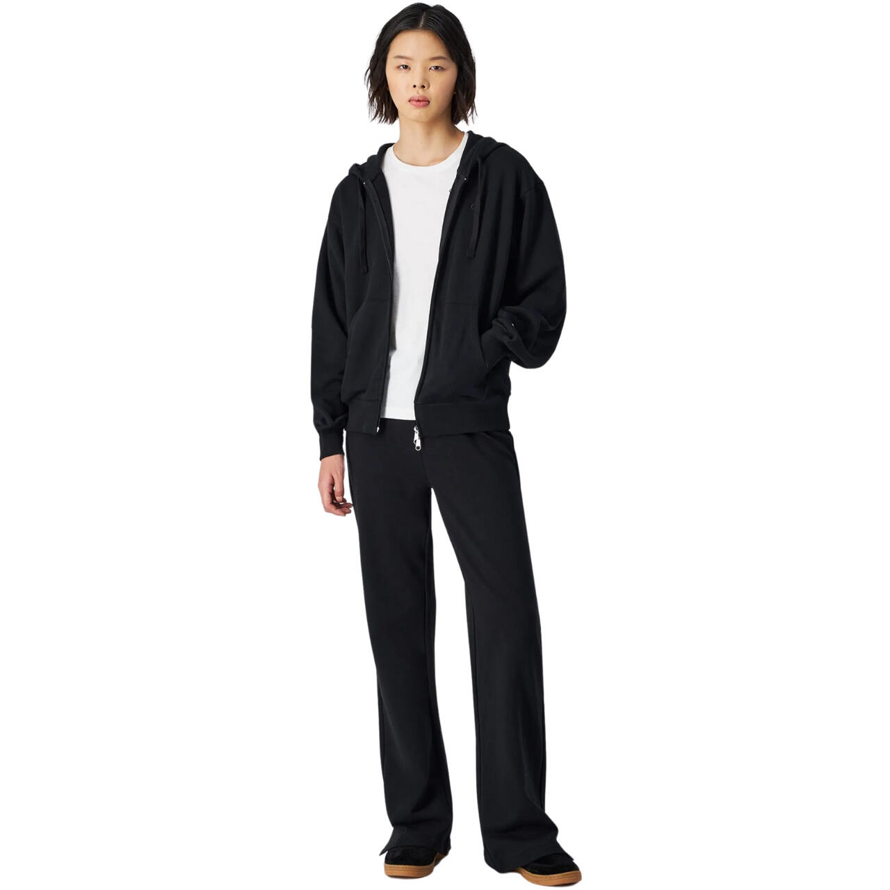 Champion dames hoodie met rits - 70% katoen, 30% polyester 5/5