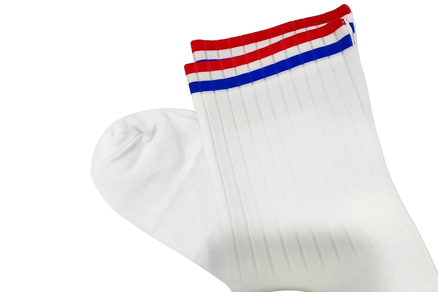 Chaussettes cyclistes Aero compression France Bleu Blanc Rouge 39-44 2/4
