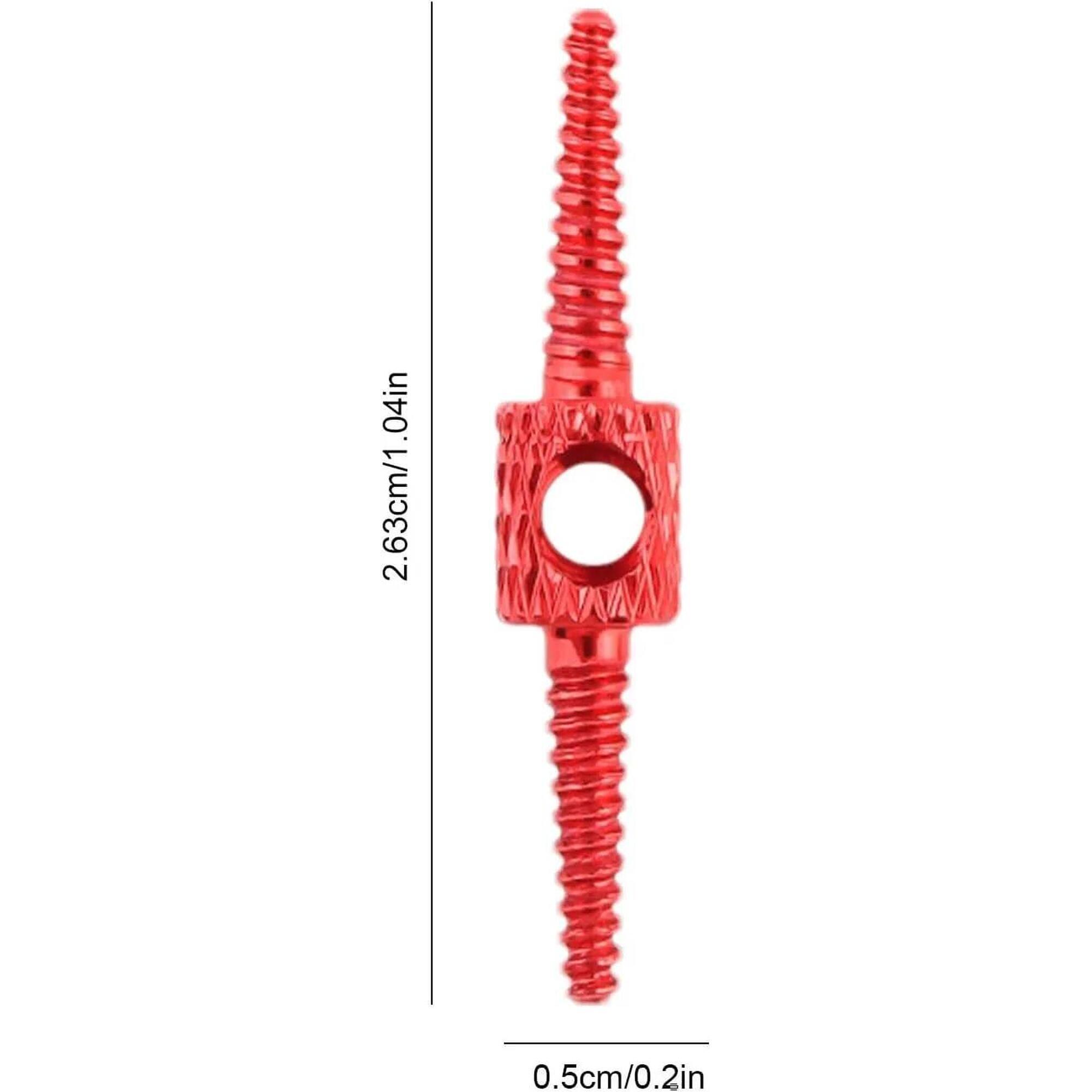 Unealtă ghidaj cabluri interne bicicletă aluminiu roșu set 2