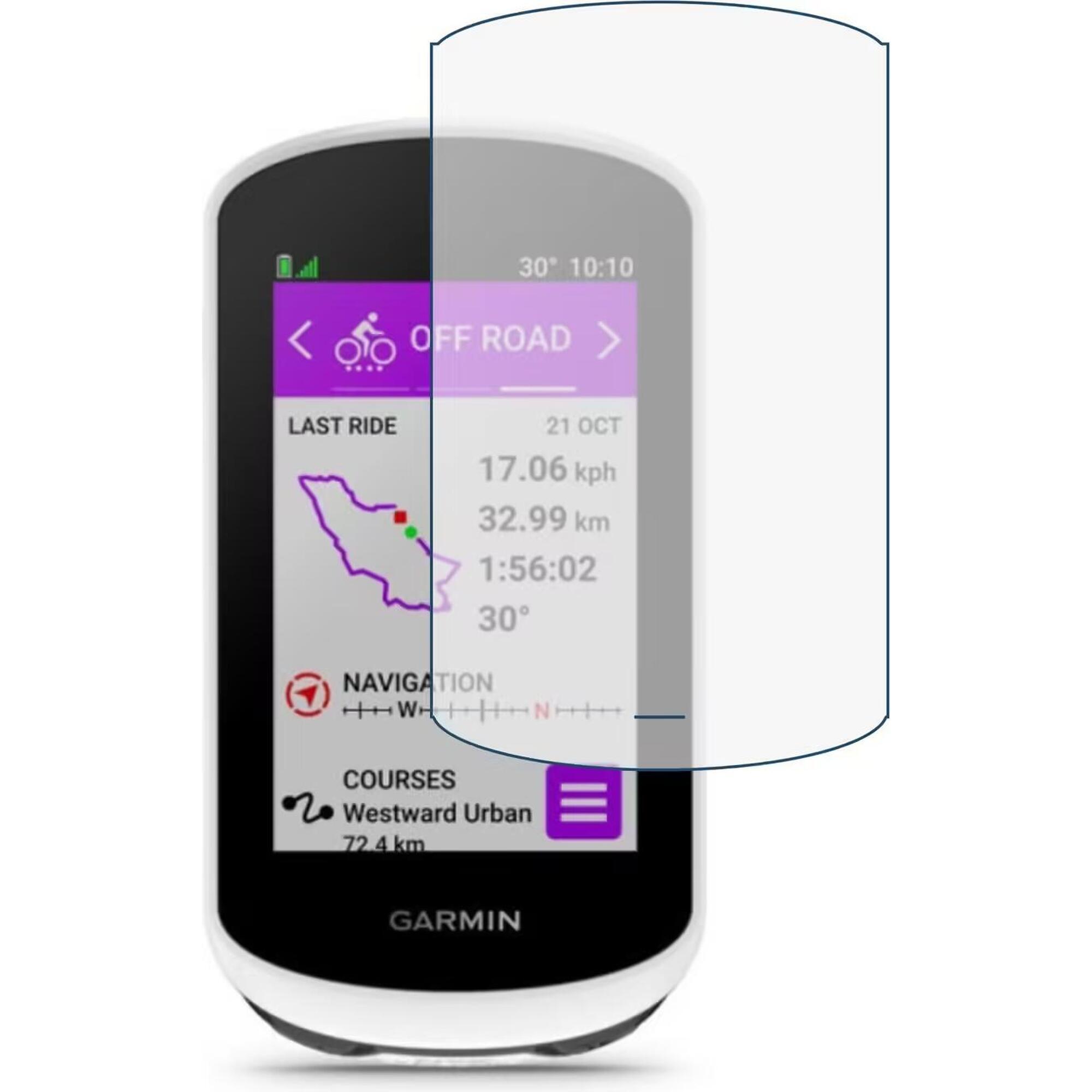 BIKEFLOW Ochranné tvrzené sklo pro Garmin Edge Explore 2