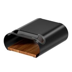 Support mural vélo BikeFlow noir acier bois 25 kg