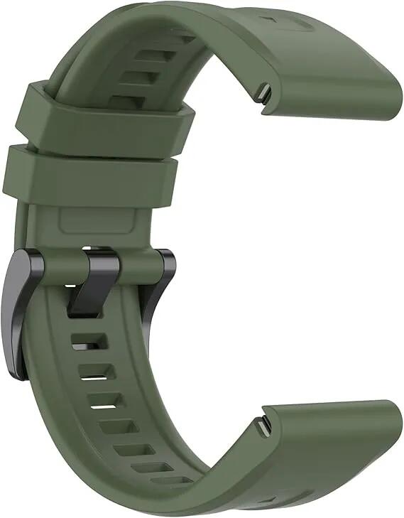 Bracelete relógio garmin coros 26 mm silicone fecho rápido