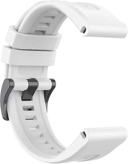 Cinturino orologio Garmin Coros 20 mm silicone bianco QuickFit