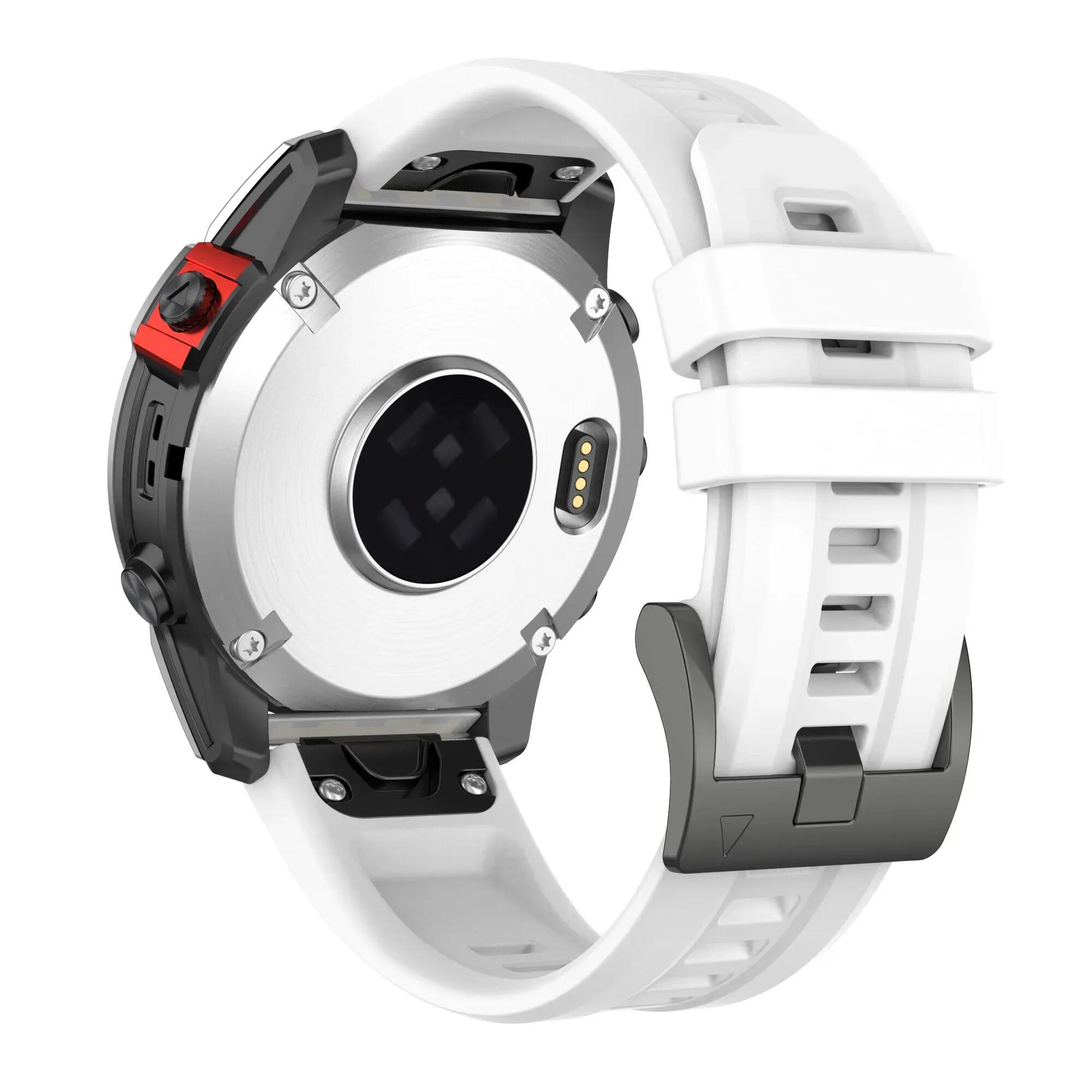 Bracelet De Montre 22 Mm En Silicone Et Nylon - Super Étanche - Fabriqué En France - Marque Campagnolo