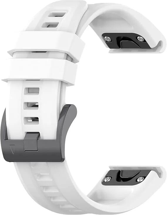 Uhrenarmband Garmin Coros 22 mm Silikon weiß Schnellverschluss 2/5