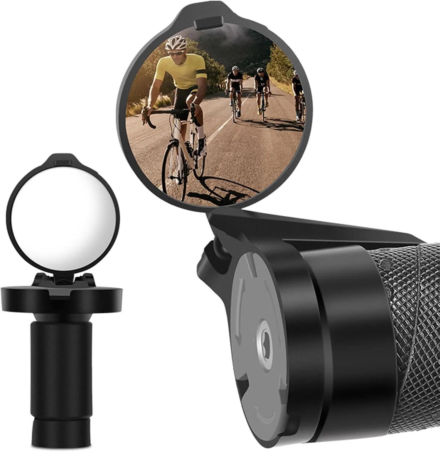2 Rétroviseur vélo compact 360° convexe HD