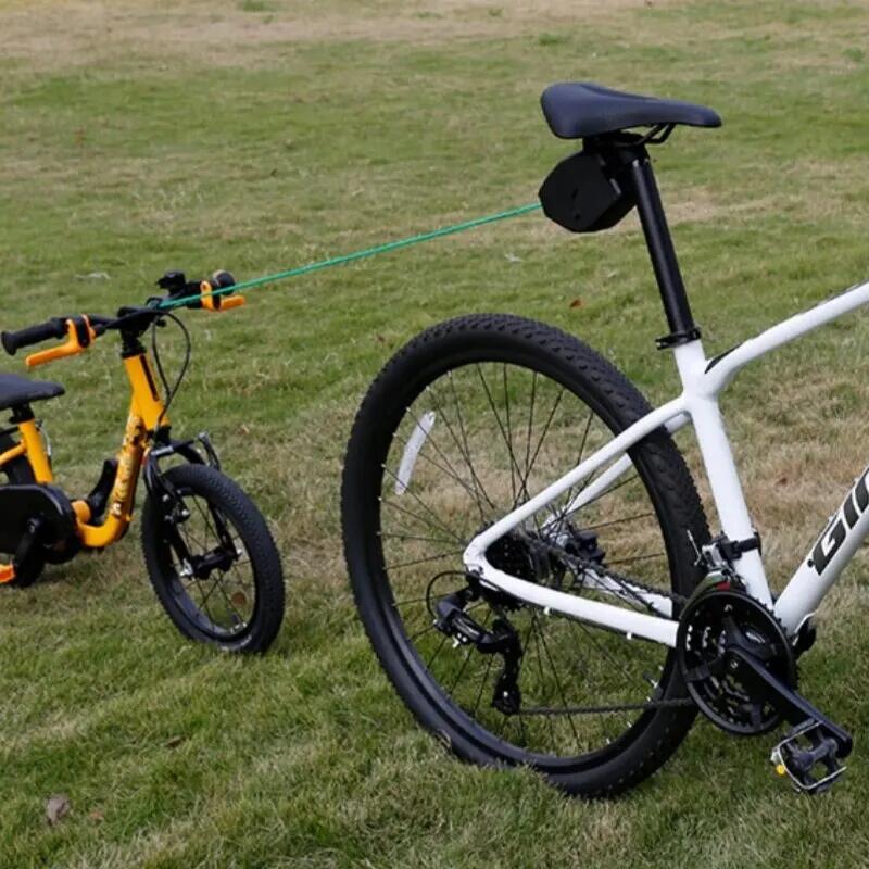 Sistema de remolque bicicleta cuerda retráctil 2,5 m 3/5