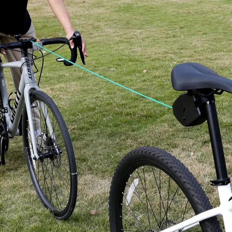 Corde De Remorquage Vélo Rétractable 2,5 M - Avec Sonnette - Capacité 500 Lb - Pour Enfant Et VTT