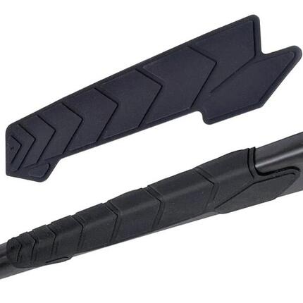 Protection cadre vélo silicone autocollante 220×53 mm noire