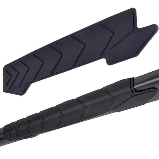 Protection cadre vélo silicone autocollante 220×53 mm noire