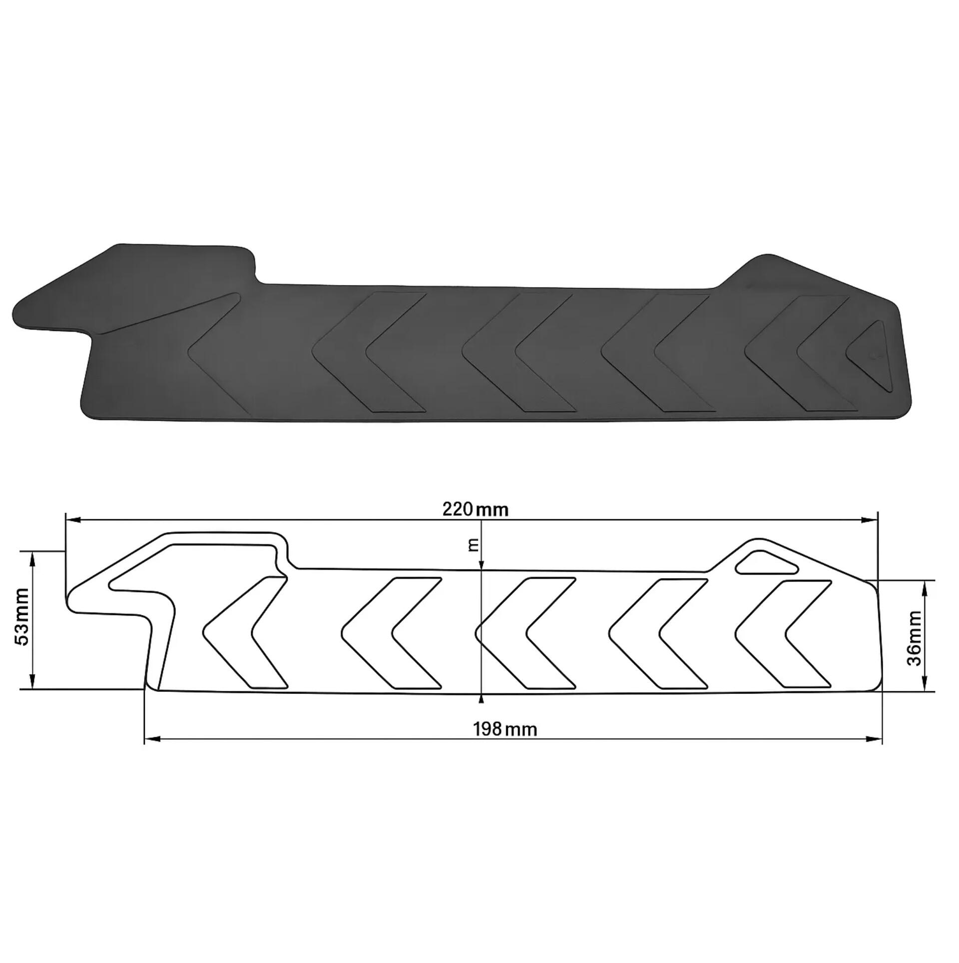Protection Cadre Vélo En Silicone – Housse Tube De Descente – 35,8 X 7 Cm