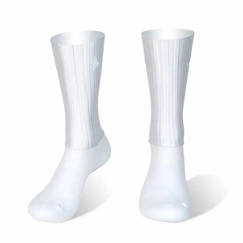 Aero cycling socks Whiteline silicone grip summer performance