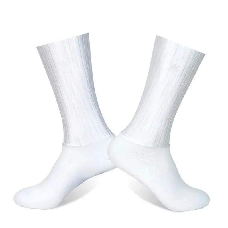 Aero cyklistické ponožky Whiteline silikonový lem léto