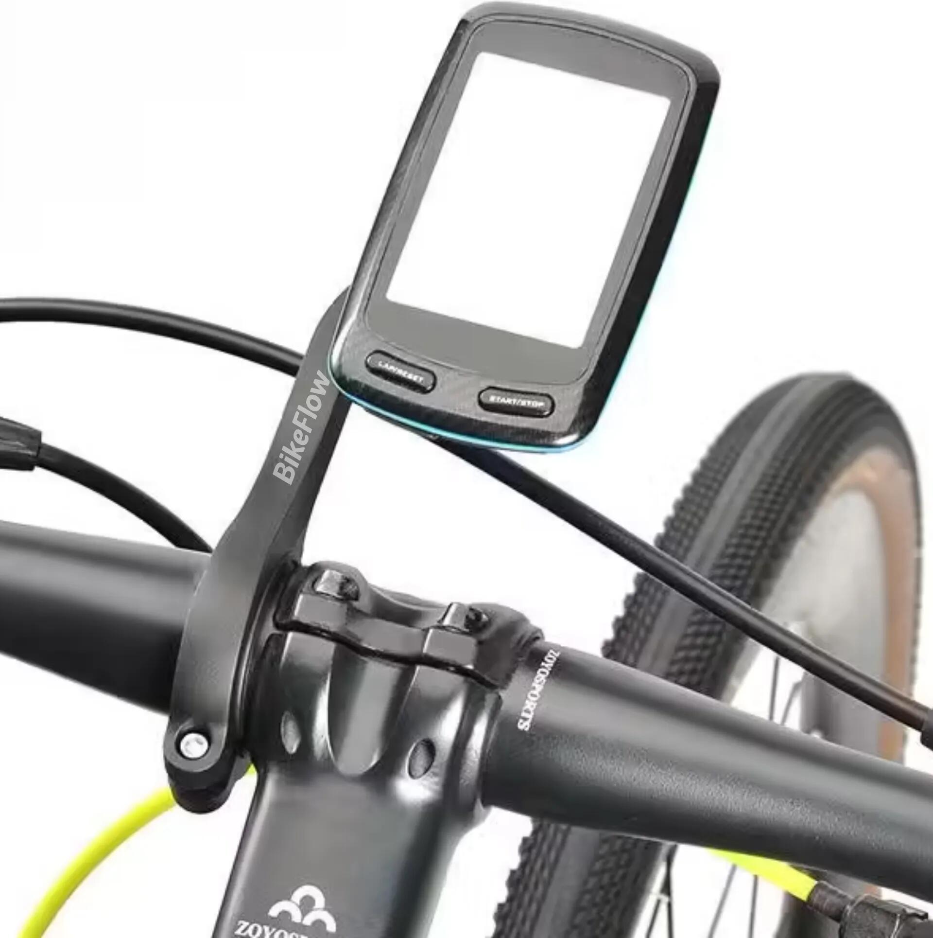 Support compteur vélo allongé Garmin 1030/1040/1050 + Bryton/Wahoo 7/7