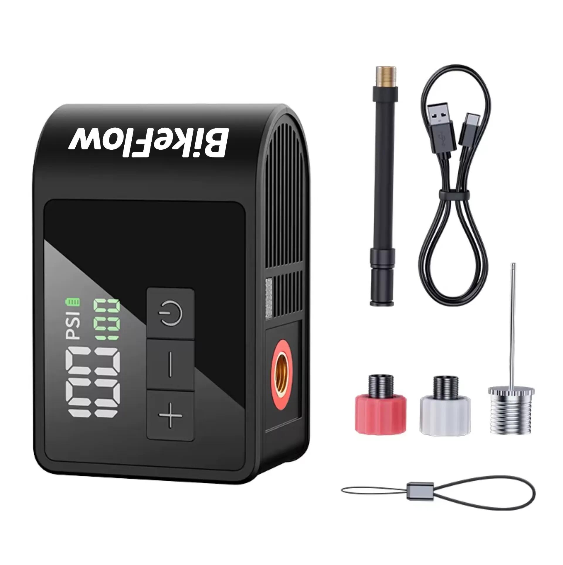 Přenosná elektrická mini pumpa/kompresor na kolo 120 PSI 6/6