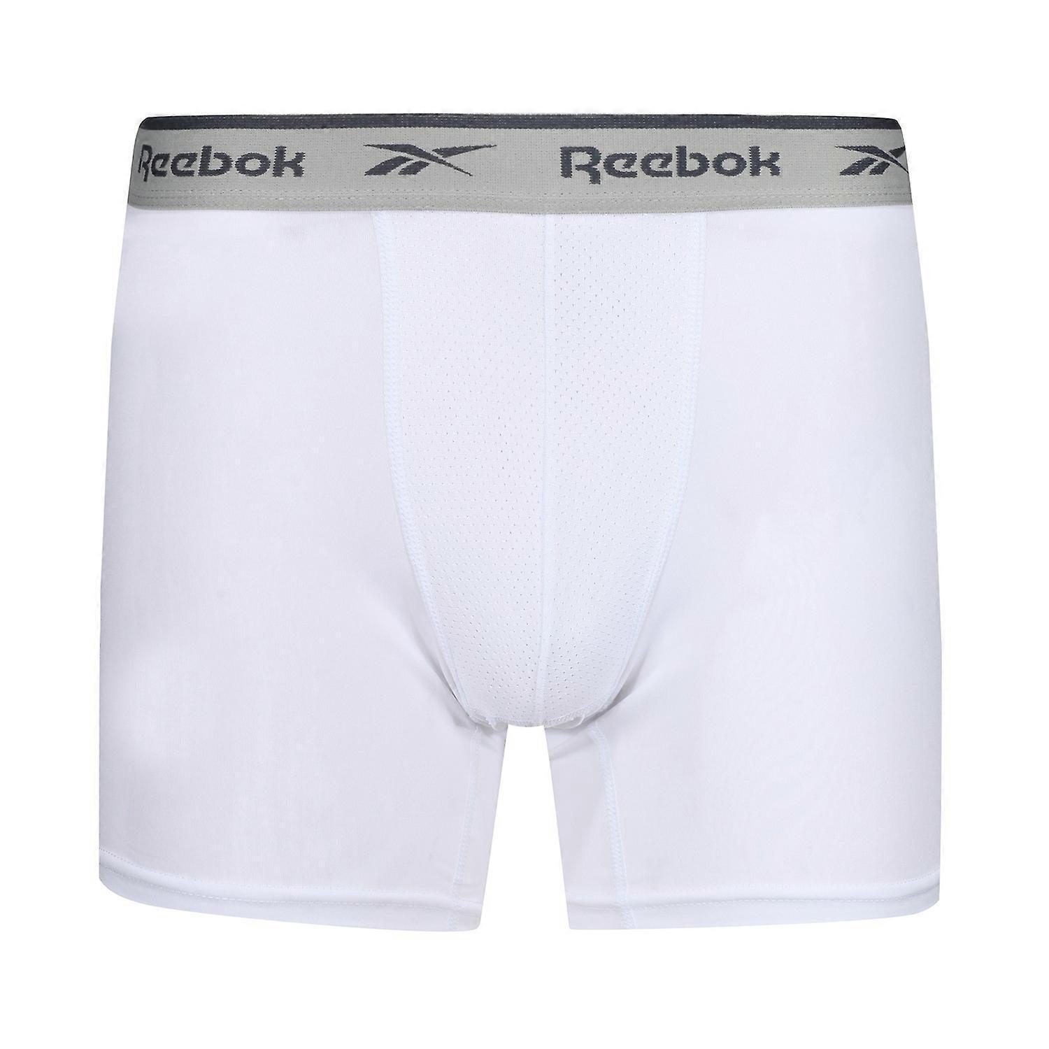 Heren Ainslie Sports Boxershorts (Set van 3) (Zwart/Wit/Grijs Marl) 4/4