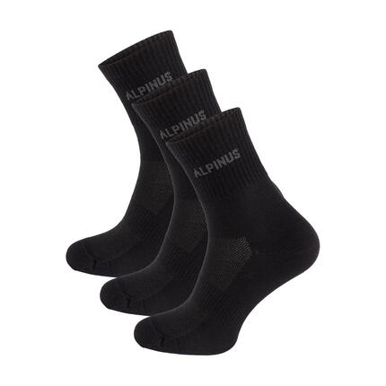 Chaussettes de randonnée Alpinus Alpamayo - Adultes - 3 paires - Blanches