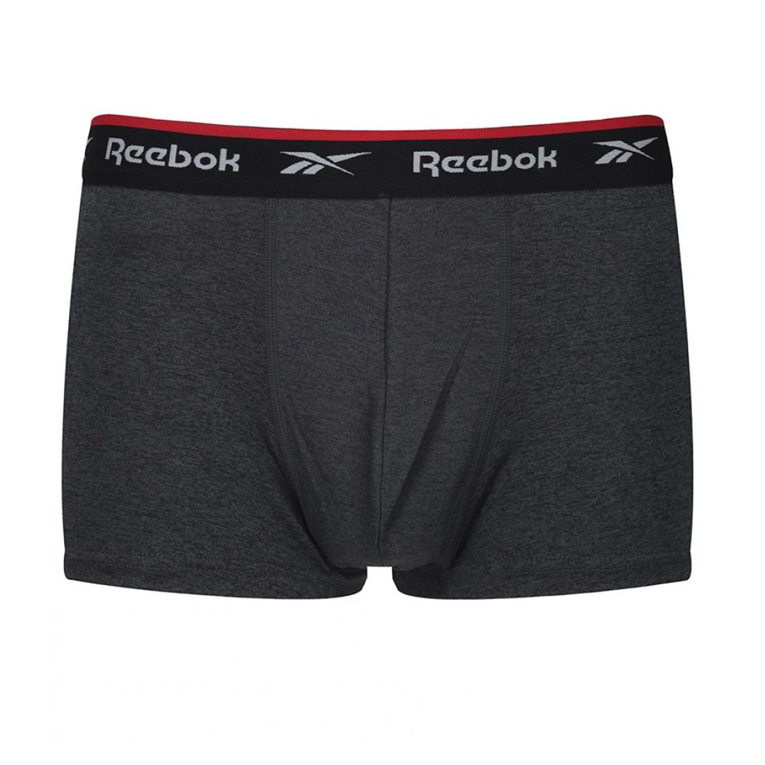 Boxer Sportiva Uomo Misura Confezione 3 Reebok Redgrave Nero Grigio Di Marna 4/4