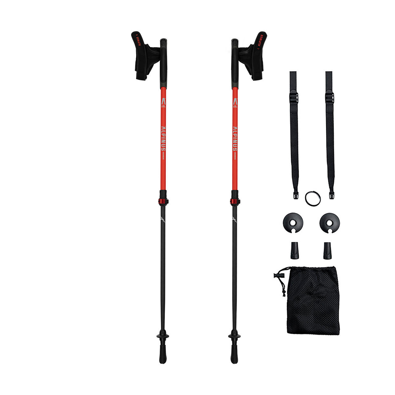 Nordic walking stokken Alpinus Braunberg 2/7