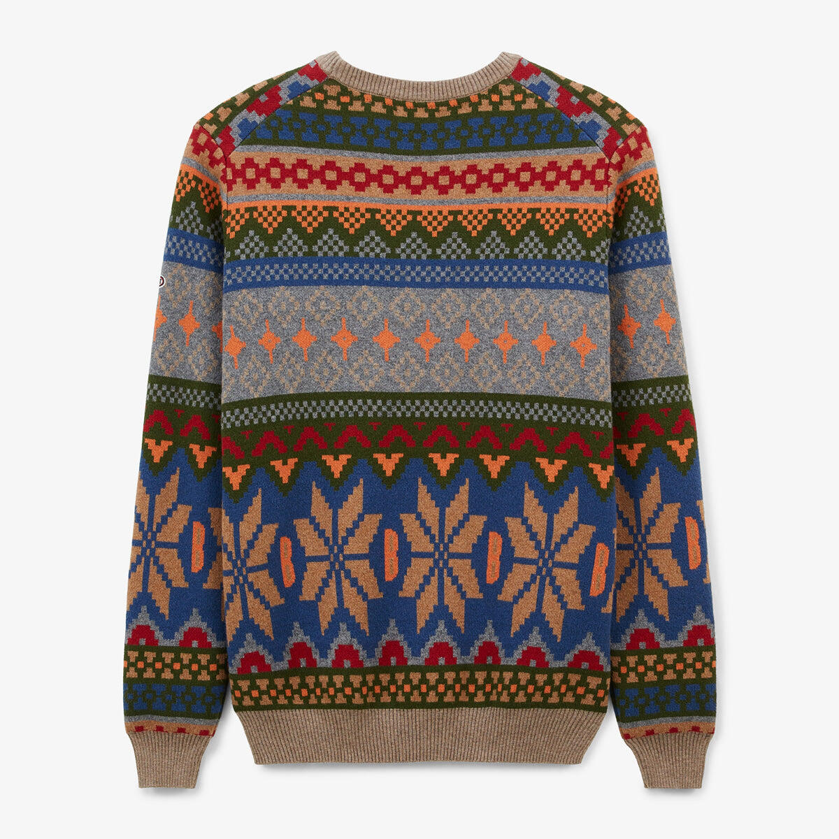 Jersey jacquard estampado Manel 3/5