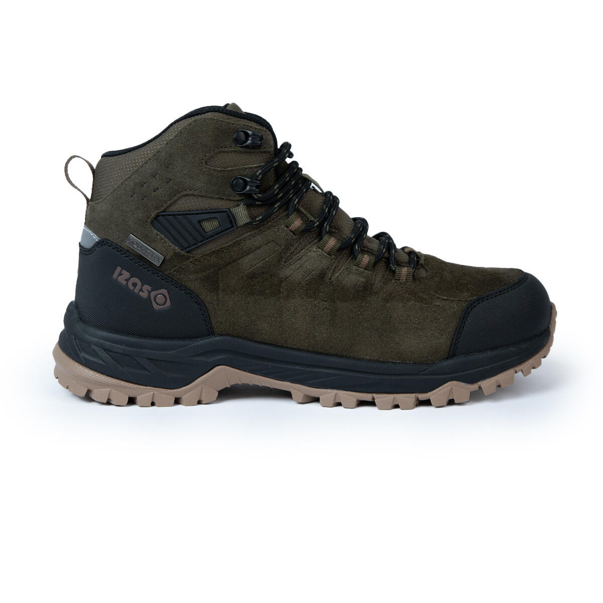 IZAS Bota de alpinismo unissexo impermeável TRININY Mount-Tex com corte médio