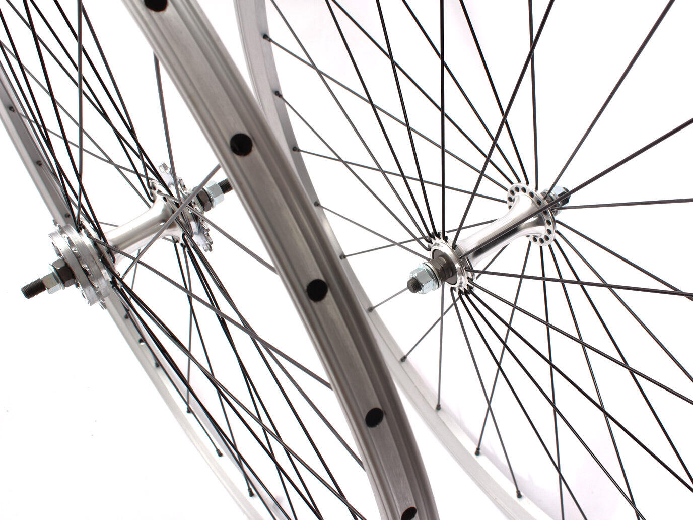 FIXIE WHEELSET 28" PLATA KHEBIKES 5/5