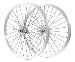 JEU DE ROUES FIXIE 28" ARGENT KHEBIKES