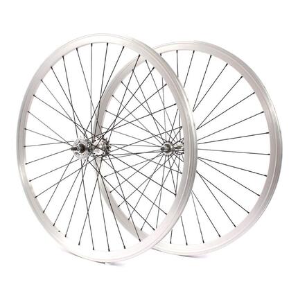 Zestaw Kołowy Fixie 28" Srebrny Khebikes