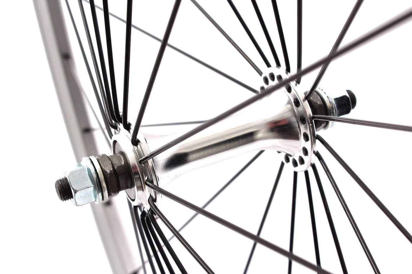 FIXIE WHEELSET 28" PLATA KHEBIKES 4/5