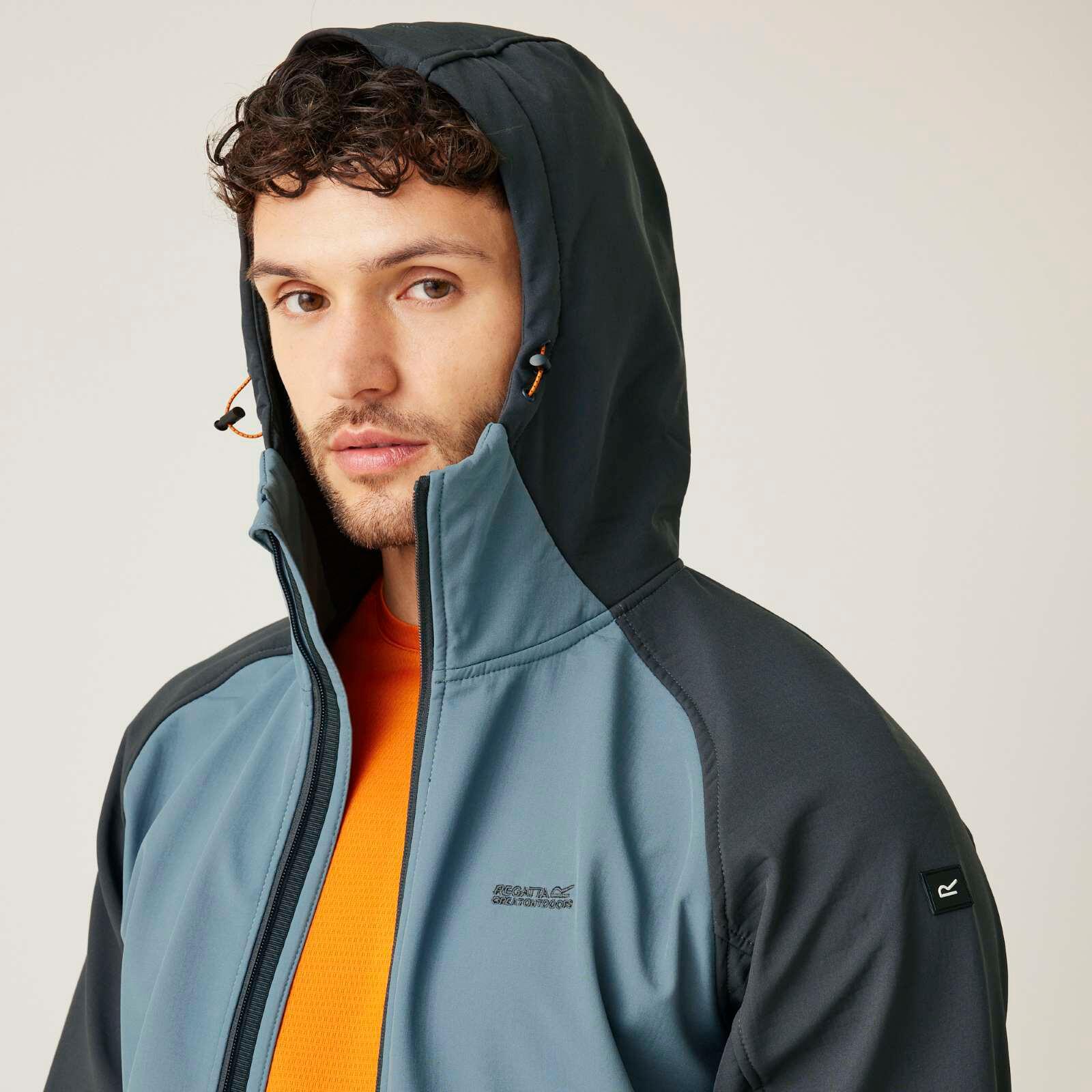 Giacca Softshell Regatta Uomo Conlan, Caldo Sherpa E Antivento Con Zip