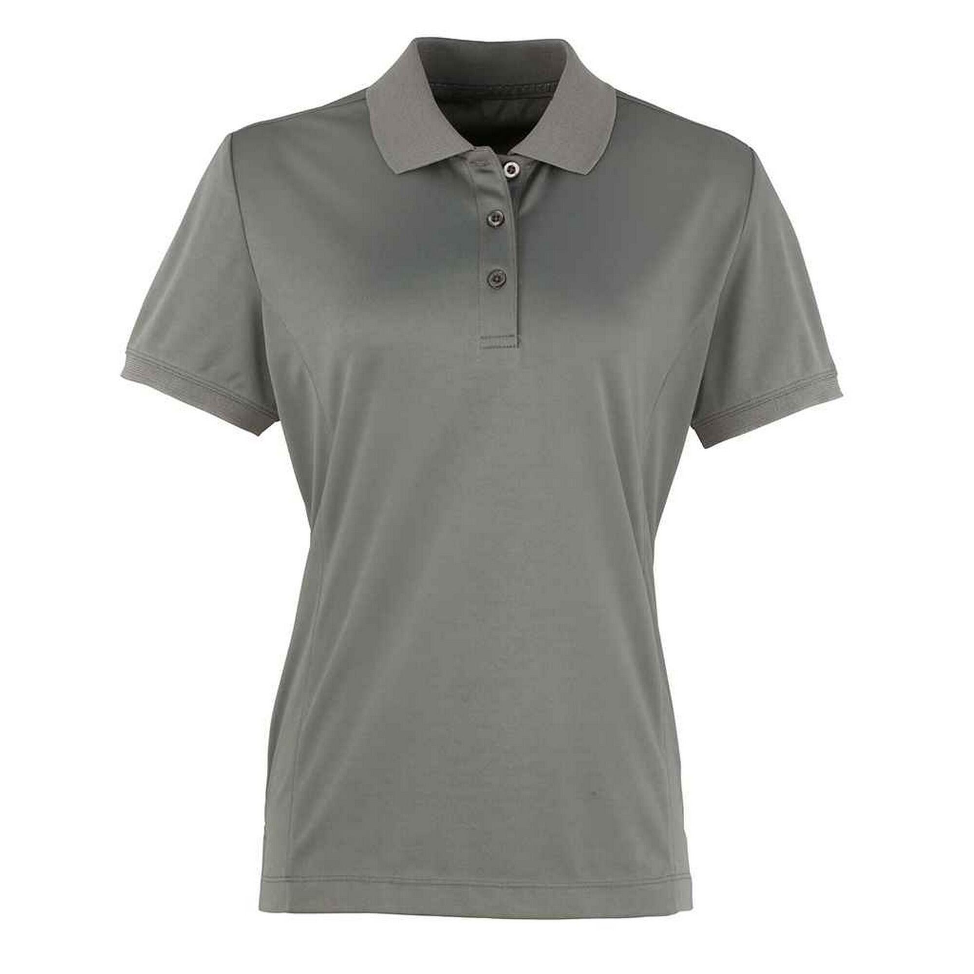 Premier Womens/Ladies Coolchecker Pique Polo Shirt
