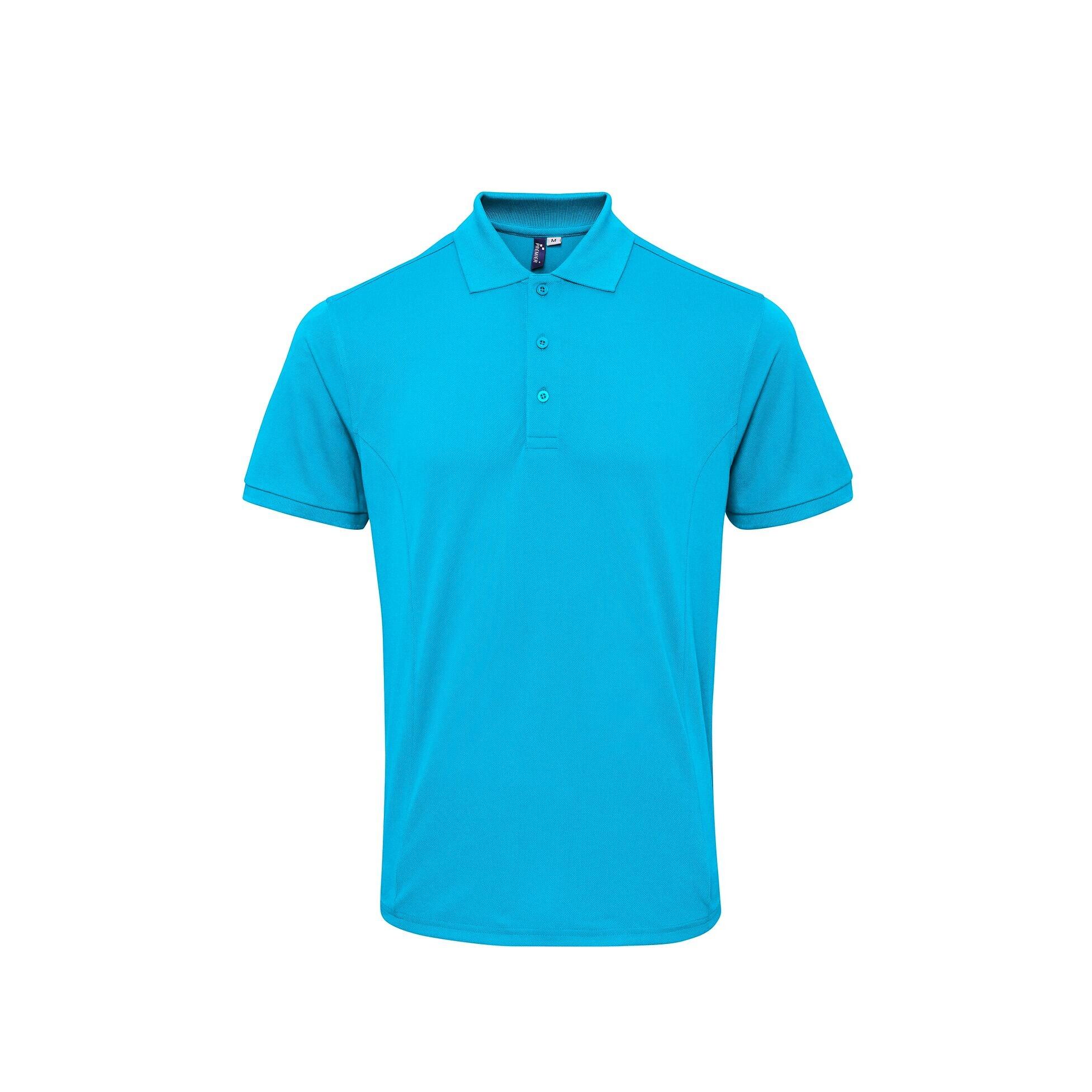 Premier Mens Coolchecker Plus Pique Polo With CoolPlus